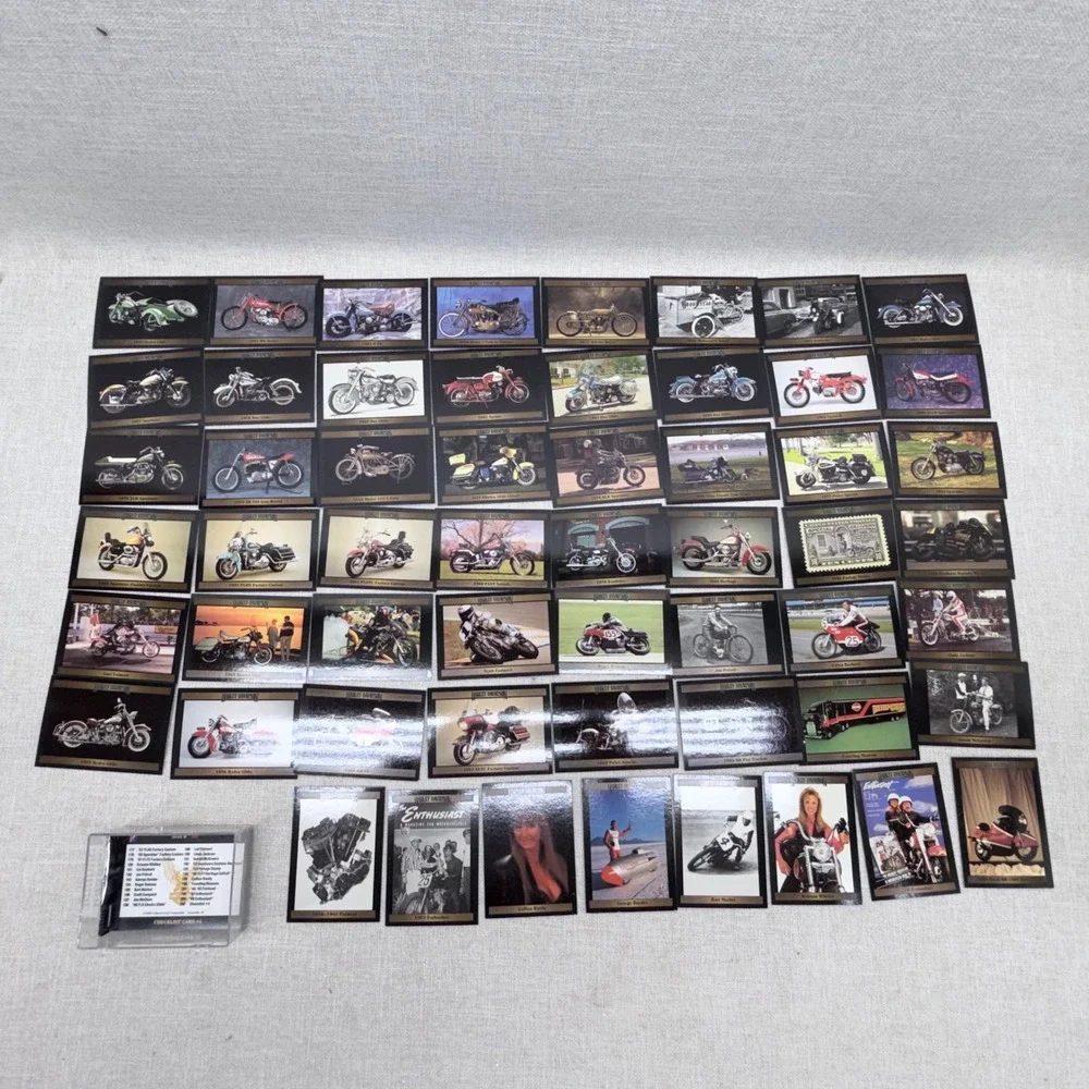 1992 Harley-Davidson Series‎ 2 Trading Card Lot Collect-A-Card Vintage 40+ Cards